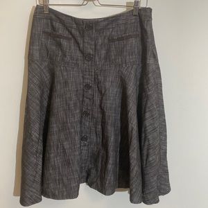 Larry Levine Skirt With Faux Button Front - Size 12